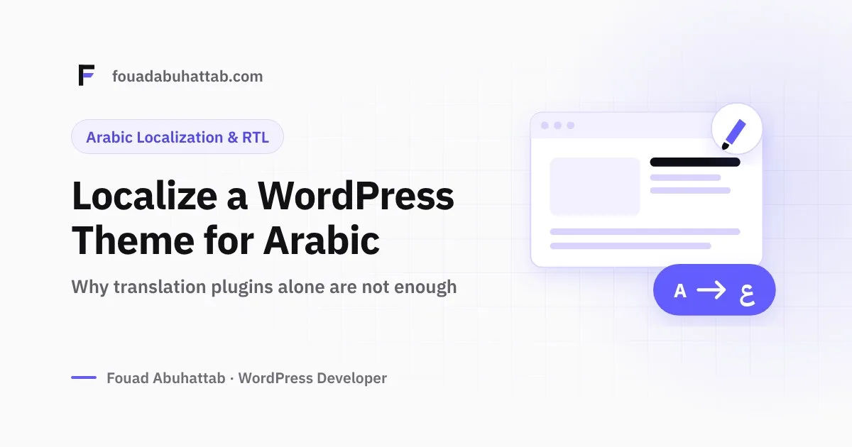 How to Properly Localize a WordPress Theme for Arabic