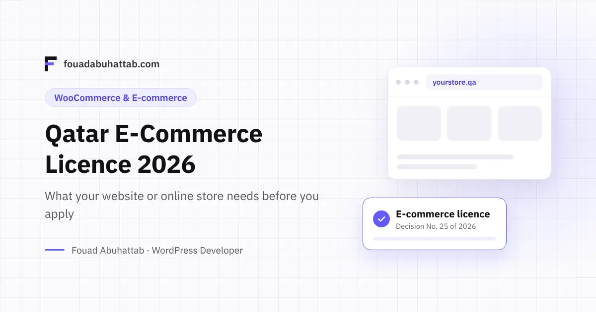 Qatar E-Commerce Licence 2026: What Your Website or Online Store Needs